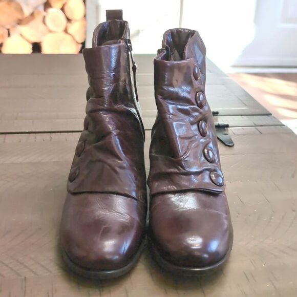 Miz Mooz Nimah Wedge Boot Mocha Size 39 - Picture 5 of 15